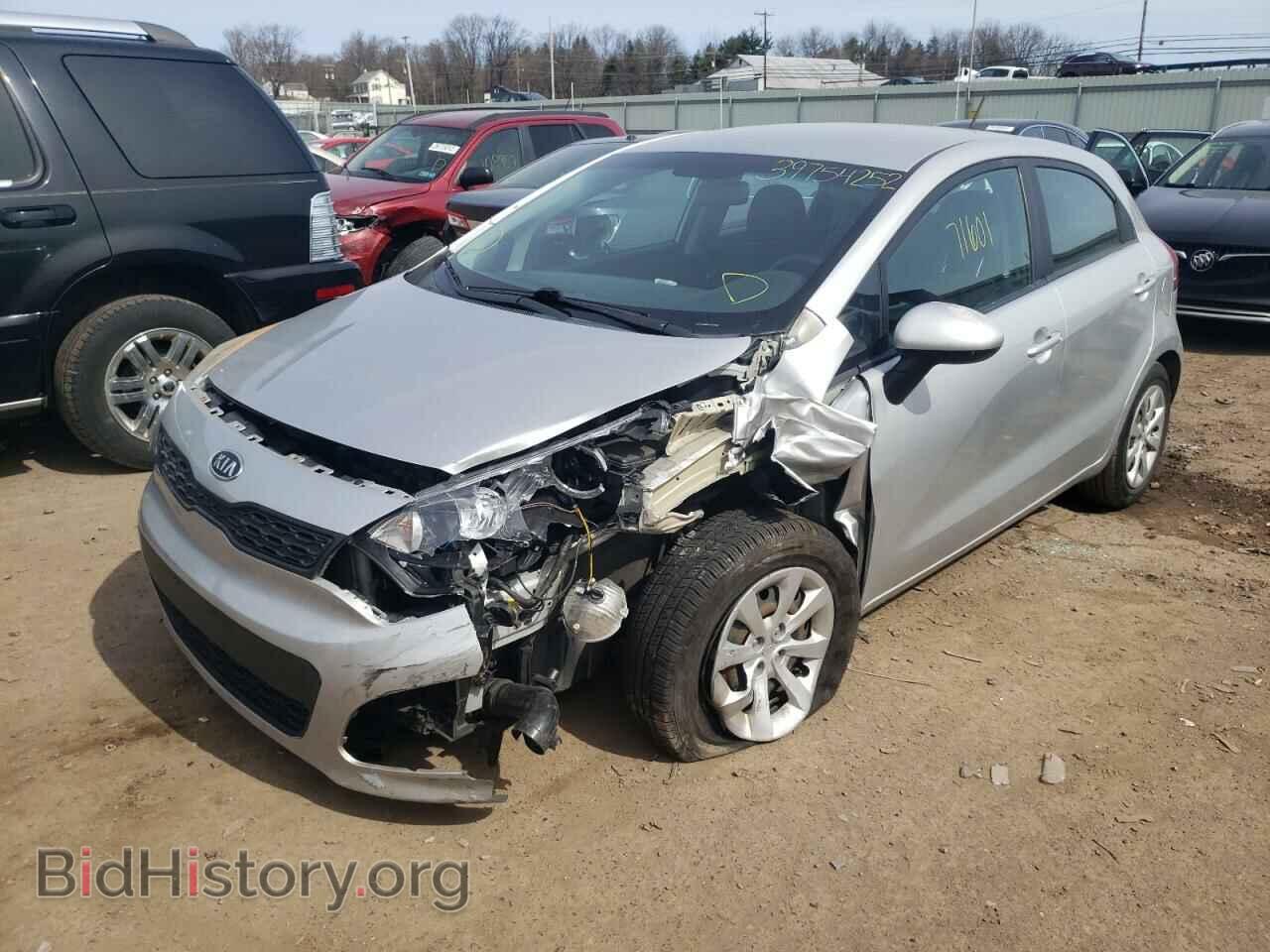 2012 KIA RIO - VIN: KNADM5A37C6029148 - Фото 2