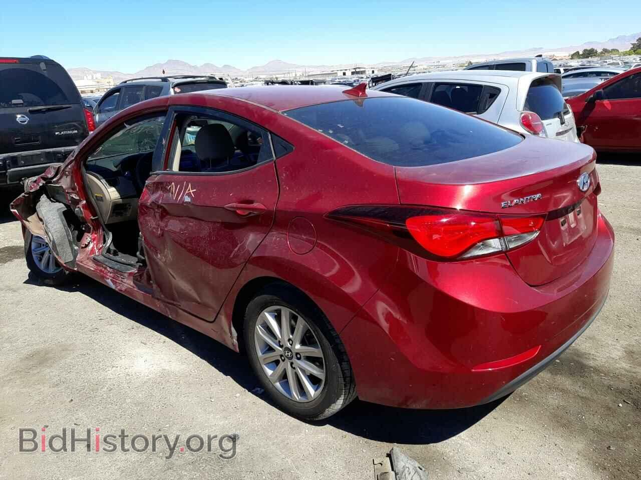 2014 HYUNDAI ELANTRA - VIN: 5NPDH4AE8EH541237 - Фото 3