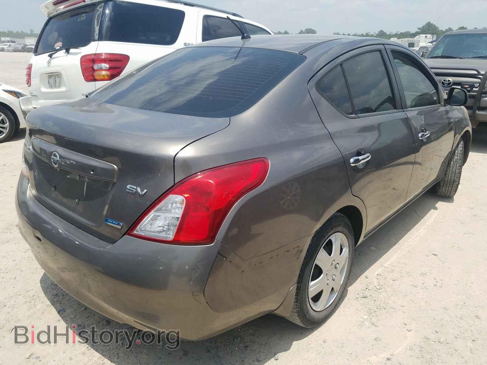 2012 NISSAN VERSA - VIN: 3N1CN7AP0CL834220 - Фото 4