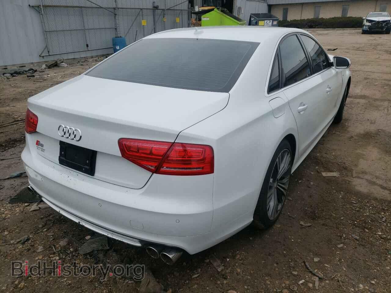 2014 AUDI S8 - VIN: WAUD2AFD5EN014835 - Фото 4