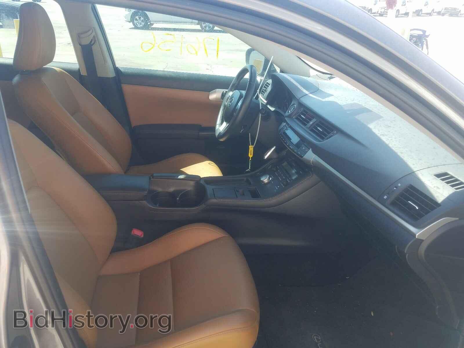 2013 LEXUS CT 200 - VIN: JTHKD5BH2D2130593 - Фото 5