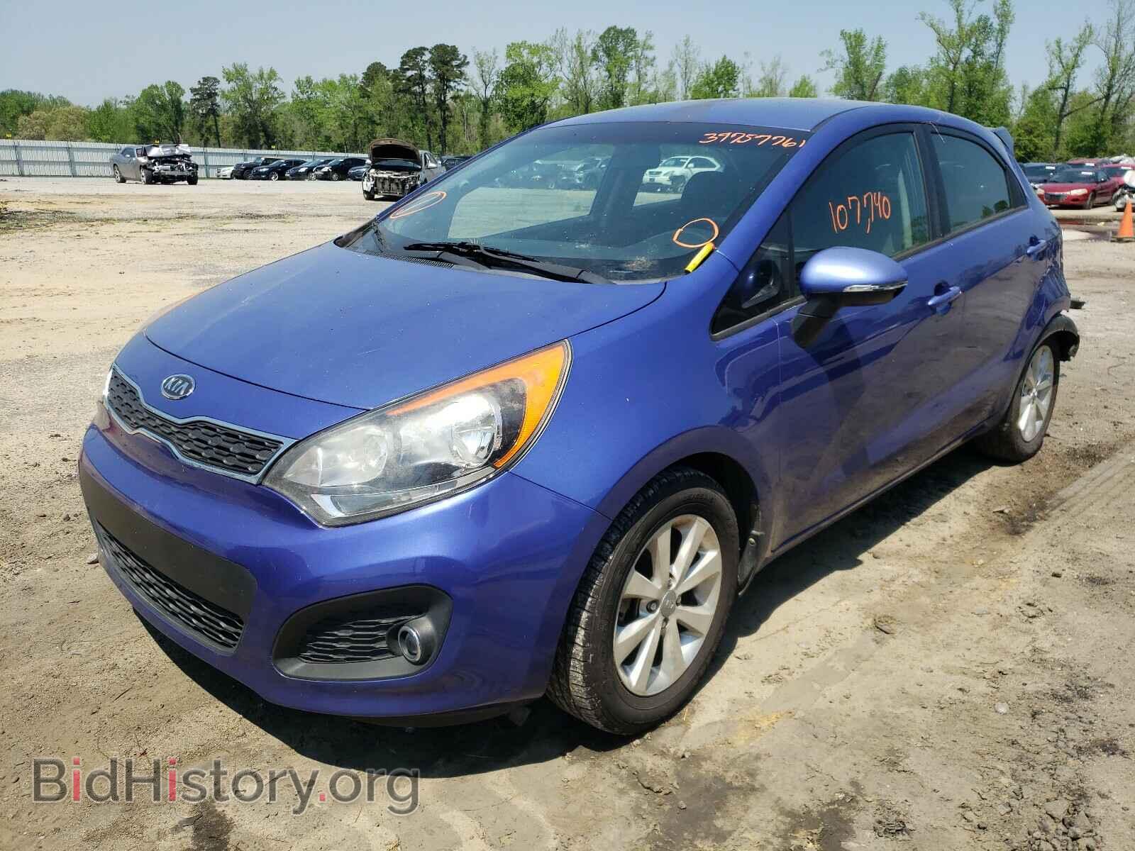 2012 KIA RIO - VIN: KNADN5A32C6054696 - Фото 2