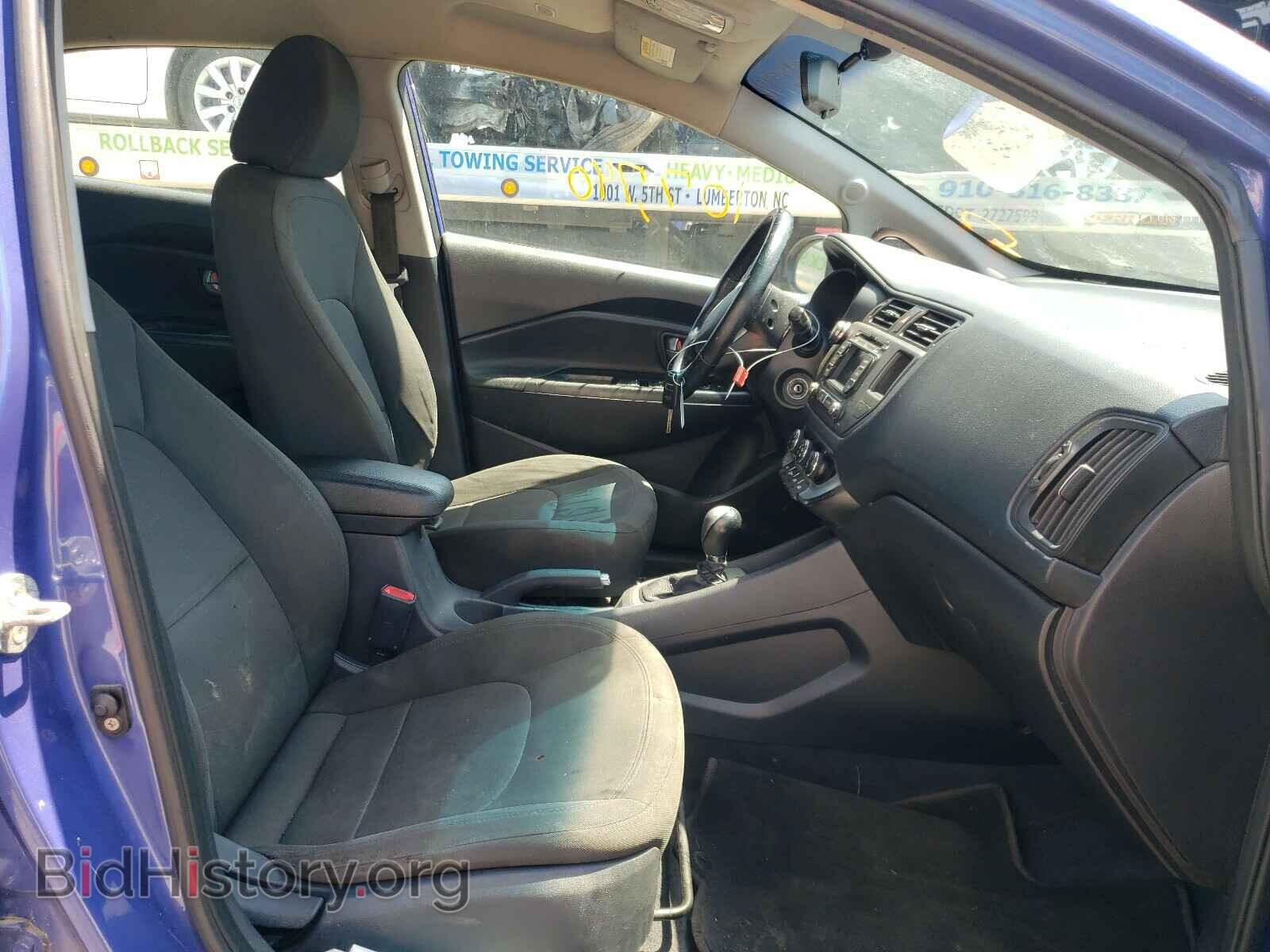 2012 KIA RIO - VIN: KNADN5A32C6054696 - Фото 5