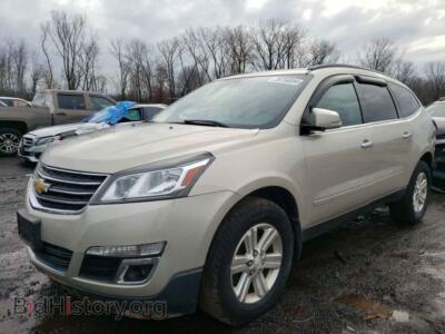 2014 Chevrolet TRAVERSE LT, светло-коричневый — VIN 1GNKVGKD0EJ356072, Copart