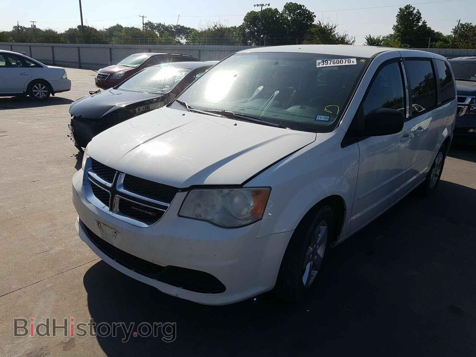 2013 DODGE CARAVAN - VIN: 2C4RDGBG7DR616675 - Фото 2