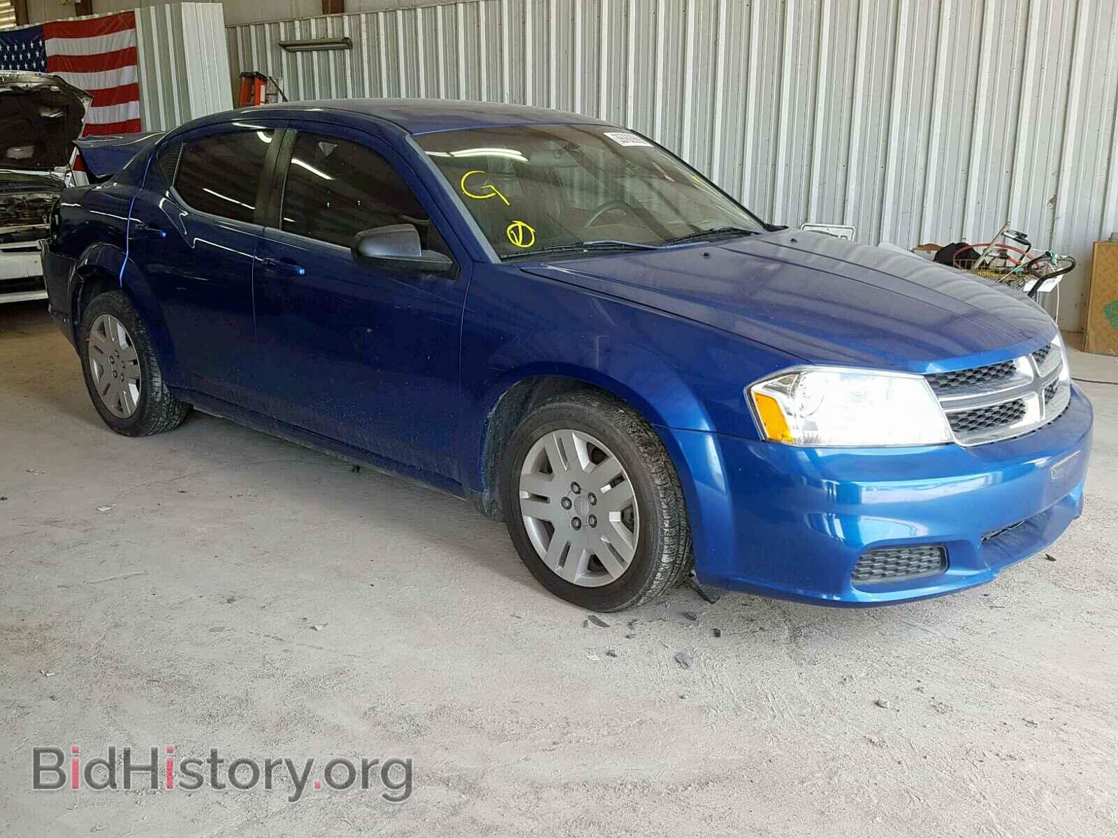 Фотография 1C3CDZAB1EN130485 - DODGE AVENGER 2014