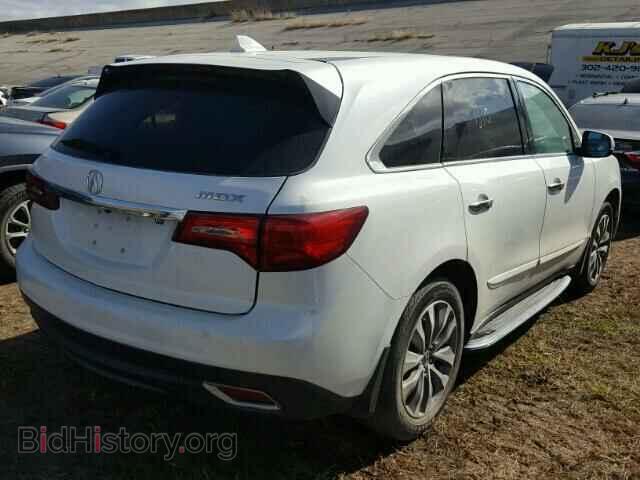 2014 ACURA MDX - VIN: 5FRYD3H4XEB001499 - Фото 4