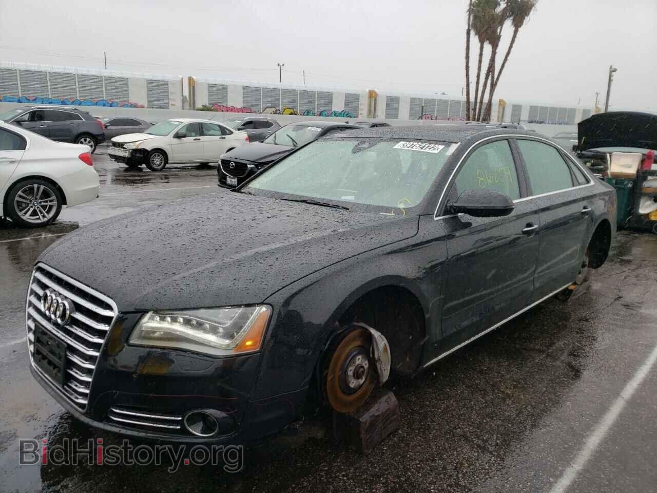 2013 AUDI A8 - VIN: WAUR2AFD8DN007074 - Фото 2