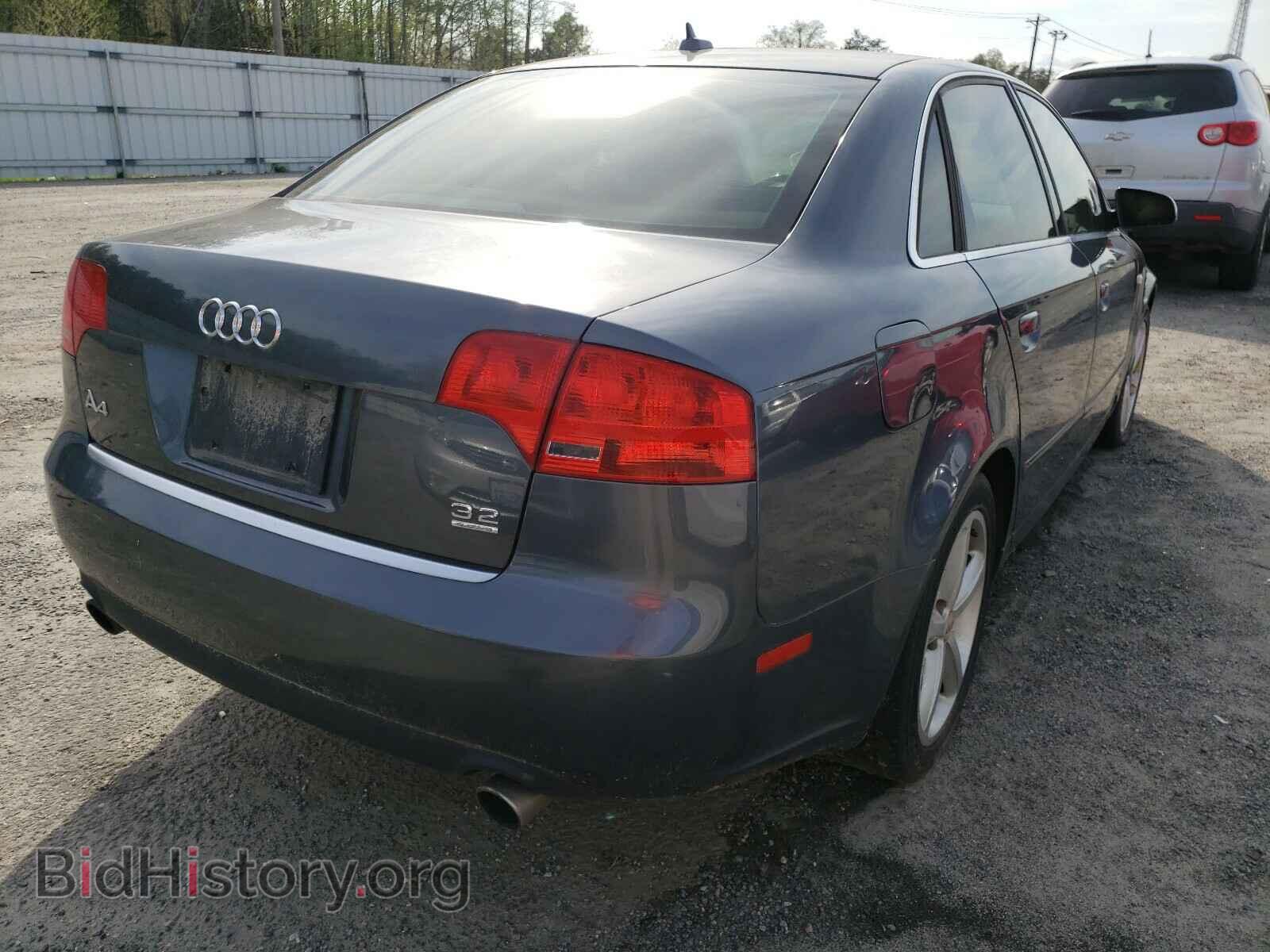 2007 AUDI A4 - VIN: WAUDH78EX7A190829 - Photo 4