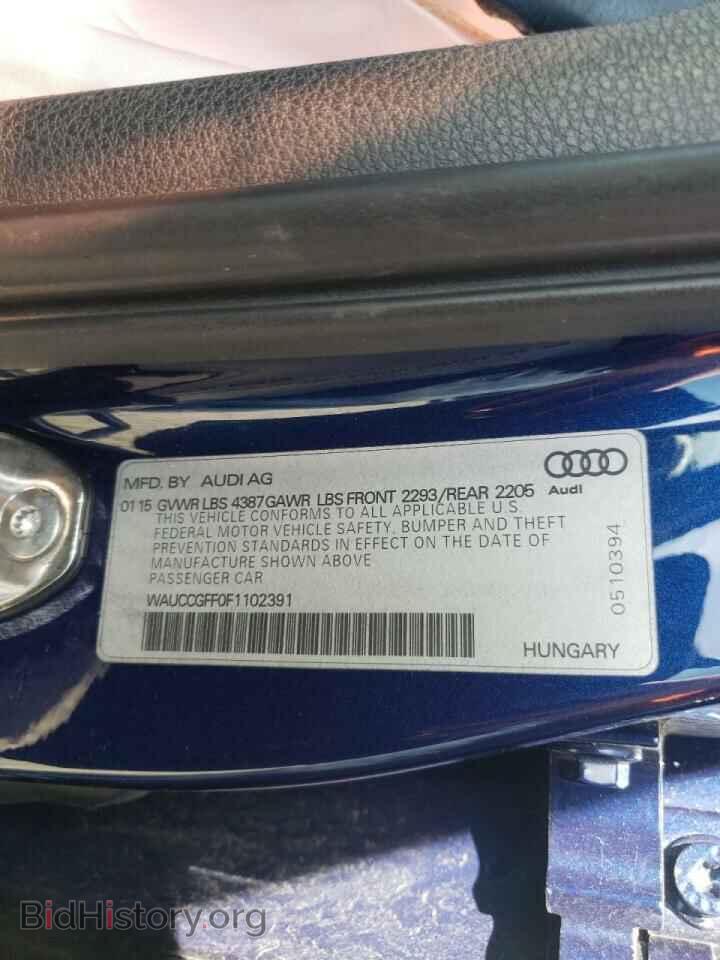 2015 AUDI A3 - VIN: WAUCCGFF0F1102391 - Фото 10