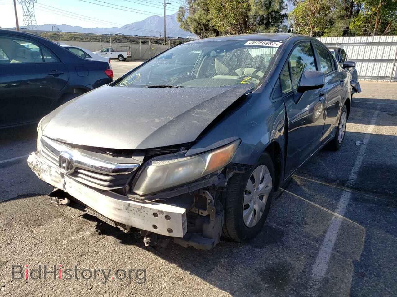 2012 HONDA CIVIC - VIN: 19XFB2F51CE370100 - Фото 2