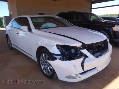 2008 Lexus LS460 LS 460, белый — VIN JTHBL46F285063178, Copart