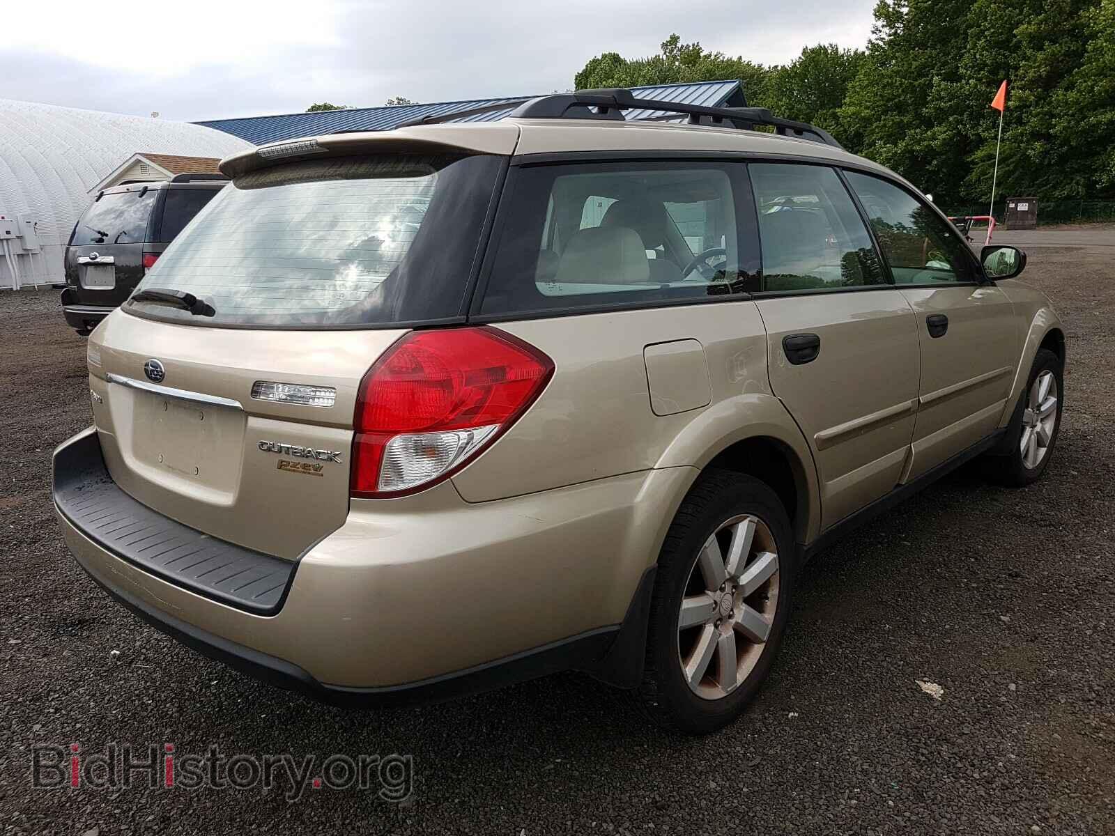 2008 SUBARU OUTBACK - VIN: 4S4BP61C387352598 - Фото 4