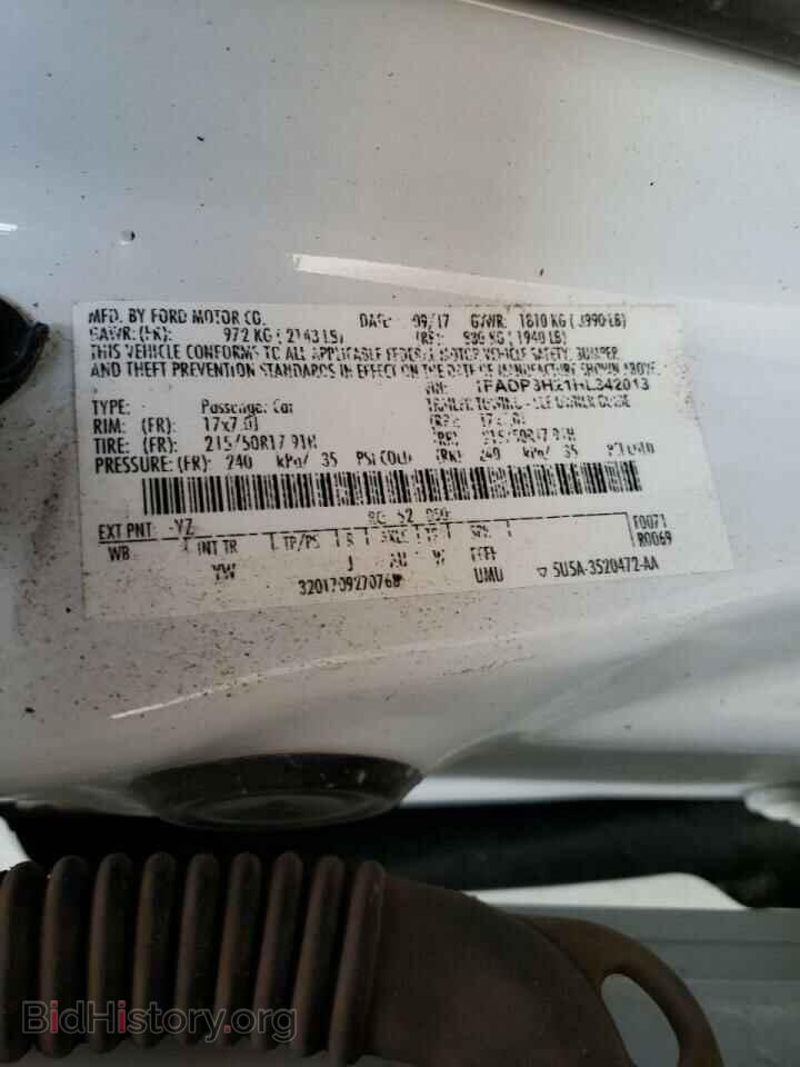 2017 FORD FOCUS - VIN: 1FADP3H21HL342013 - Фото 10