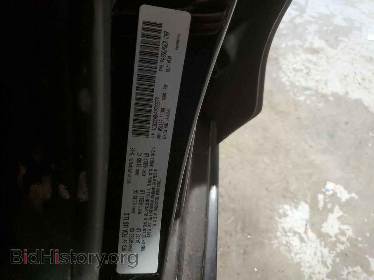 2015 CHRYSLER 200 - VIN: 1C3CCCAB4FN723677 - Фото 12