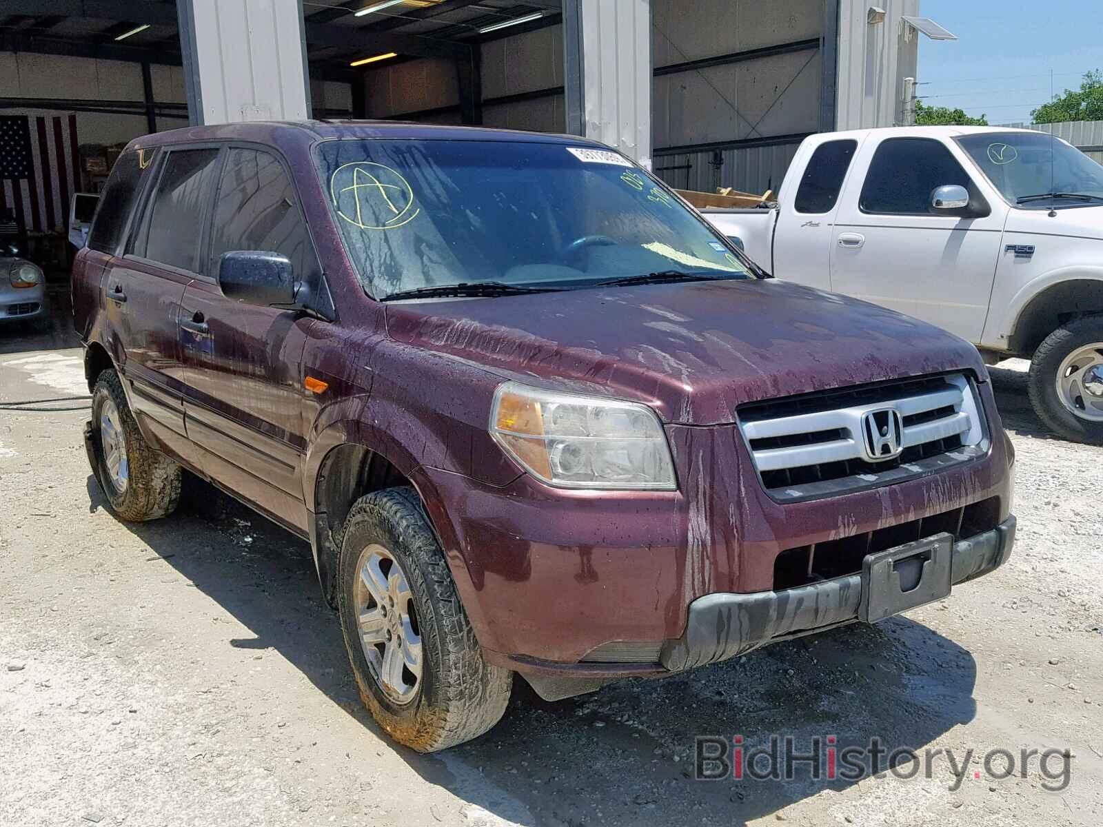 Фотография 5FNYF28157B025370 - HONDA PILOT LX 2007