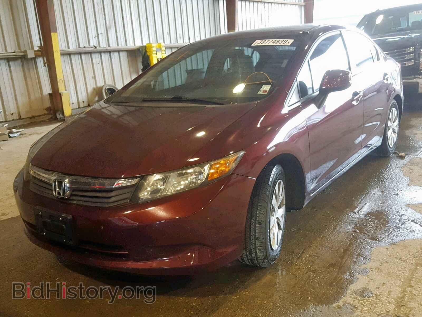 2012 HONDA CIVIC LX - VIN: 19XFB2F50CE084724 - Фото 2
