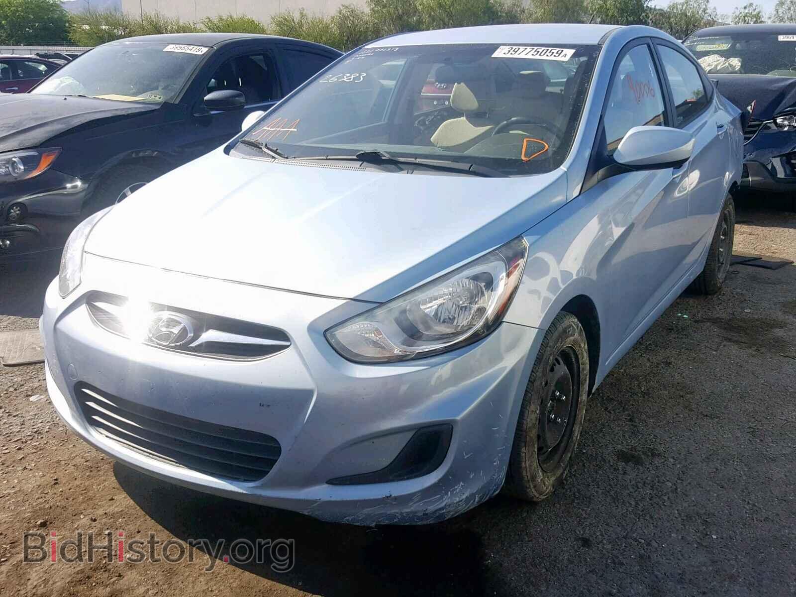 2013 HYUNDAI ACCENT - VIN: KMHCT4AE2DU420200 - Фото 2