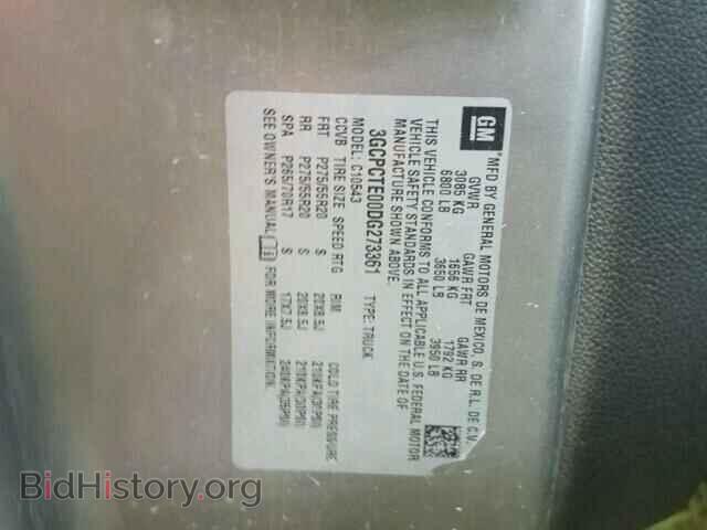 2013 CHEVROLET SILVERADO - VIN: 3GCPCTE00DG273361 - Фото 10