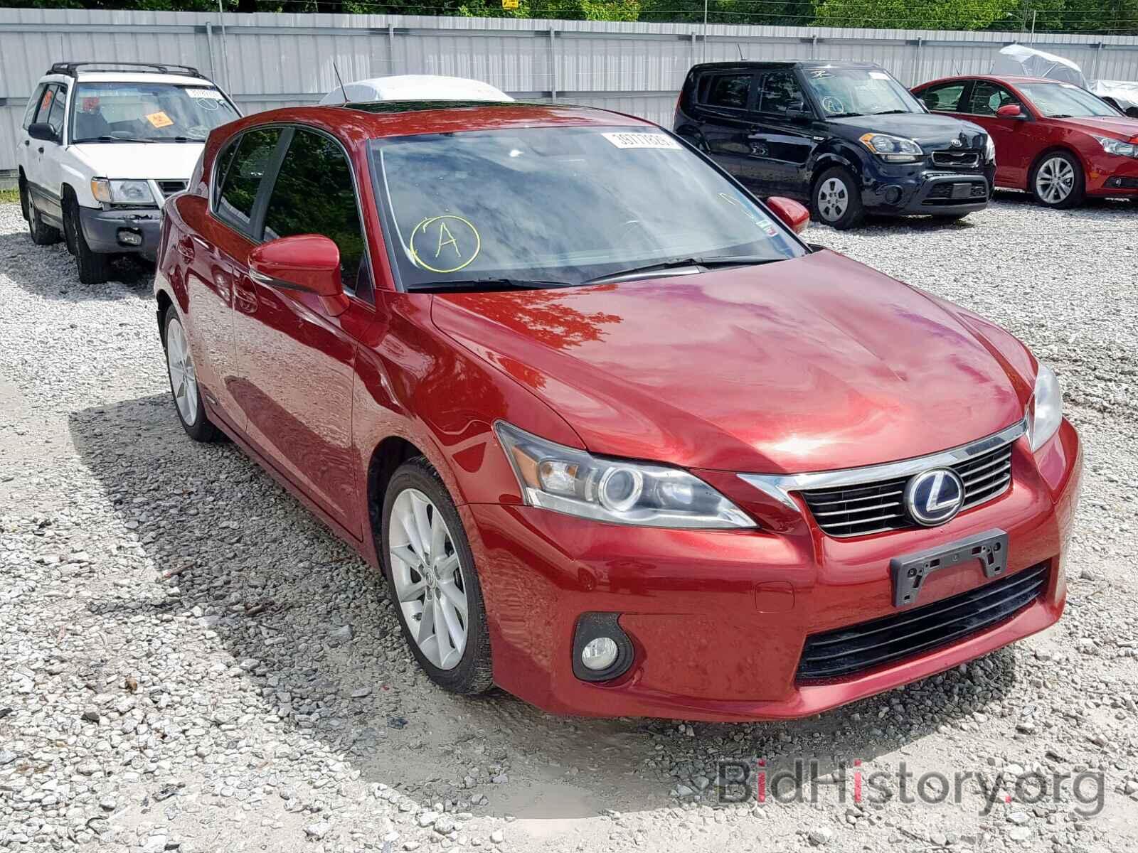 Photo JTHKD5BH5C2058657 - LEXUS CT 200 2012