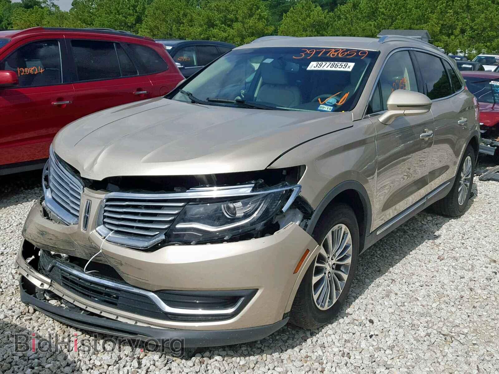 2017 LINCOLN MKX SELECT - VIN: 2LMPJ6KR7HBL45143 - Фото 2