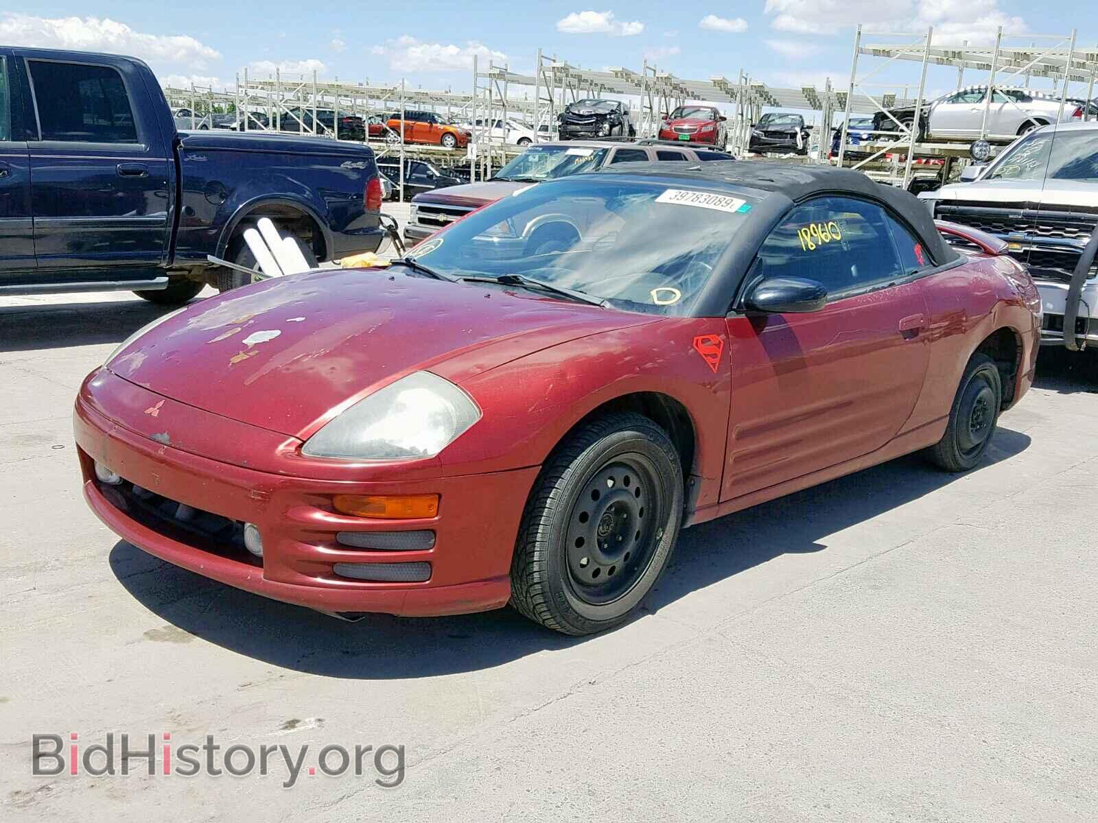 2001 MITSUBISHI ECLIPSE - VIN: 4A3AE45GX1E047816 - Фото 2