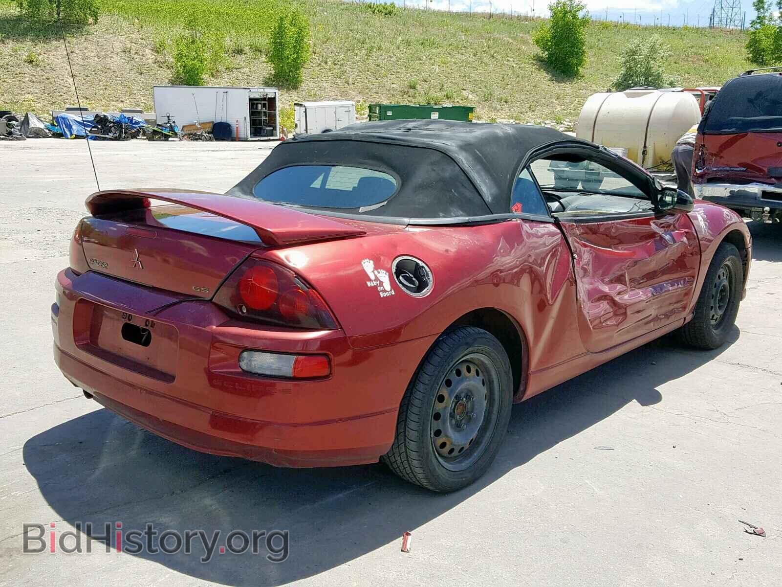 2001 MITSUBISHI ECLIPSE - VIN: 4A3AE45GX1E047816 - Фото 4