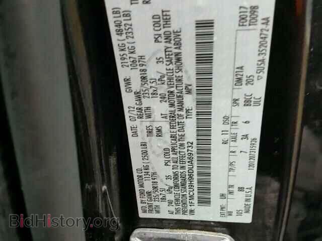 2013 FORD ESCAPE - VIN: 1FMCU9H96DUA69732 - Photo 10