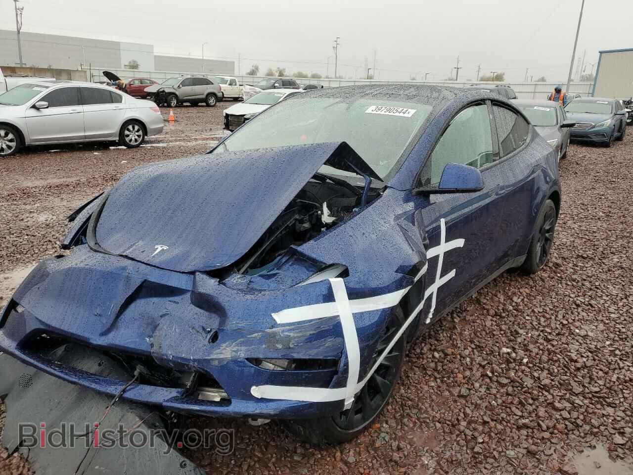 Фотография 7SAYGAEE1PF876583 - TESLA MODEL Y 2023