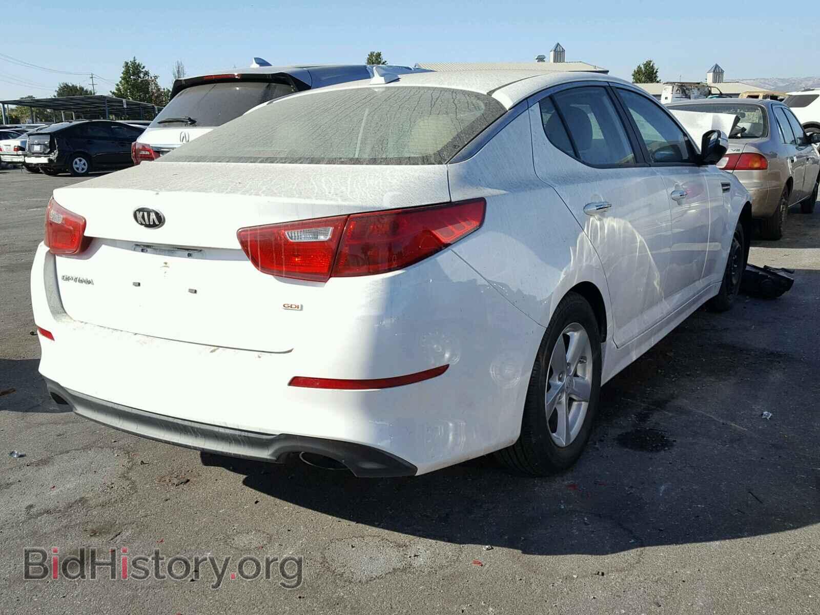 2015 KIA OPTIMA - VIN: KNAGM4A75F5540376 - Фото 4