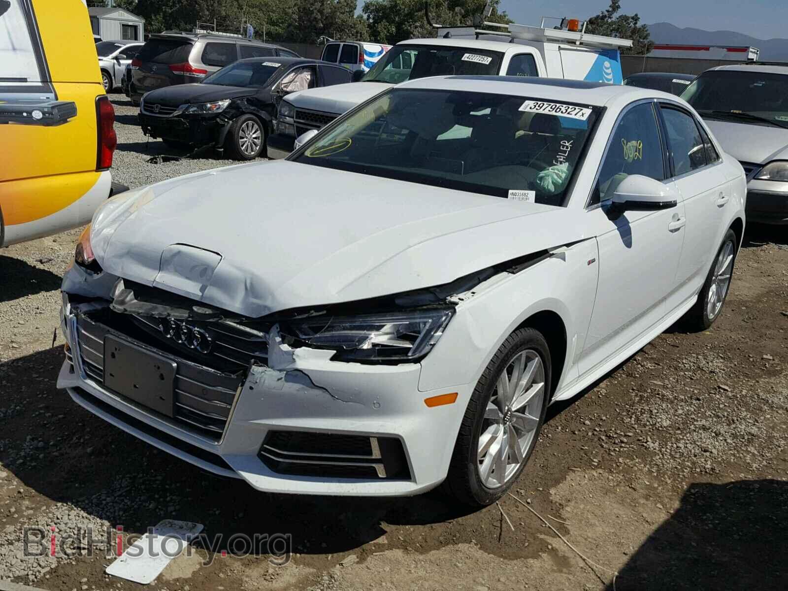 2017 AUDI A4 - VIN: WAUENAF43HN031682 - Фото 2