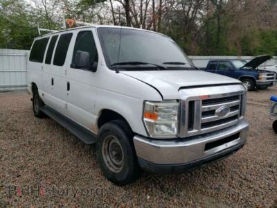2010 Ford ECONOLINE, white — VIN 1FBNE3BL6ADA08683, Copart