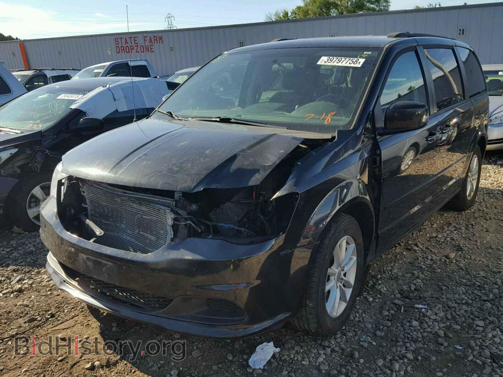 2014 DODGE CARAVAN - VIN: 2C4RDGCGXER240795 - Фото 2