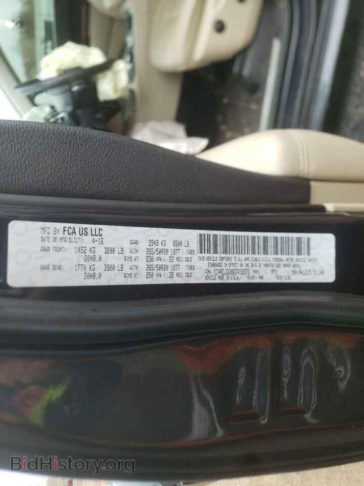 2016 DODGE DURANGO - VIN: 1C4RDJDG8GC416573 - Photo 10