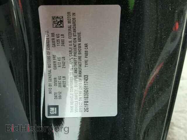 2013 CHEVROLET CAMARO - VIN: 2G1FB1E39D9117433 - Фото 10