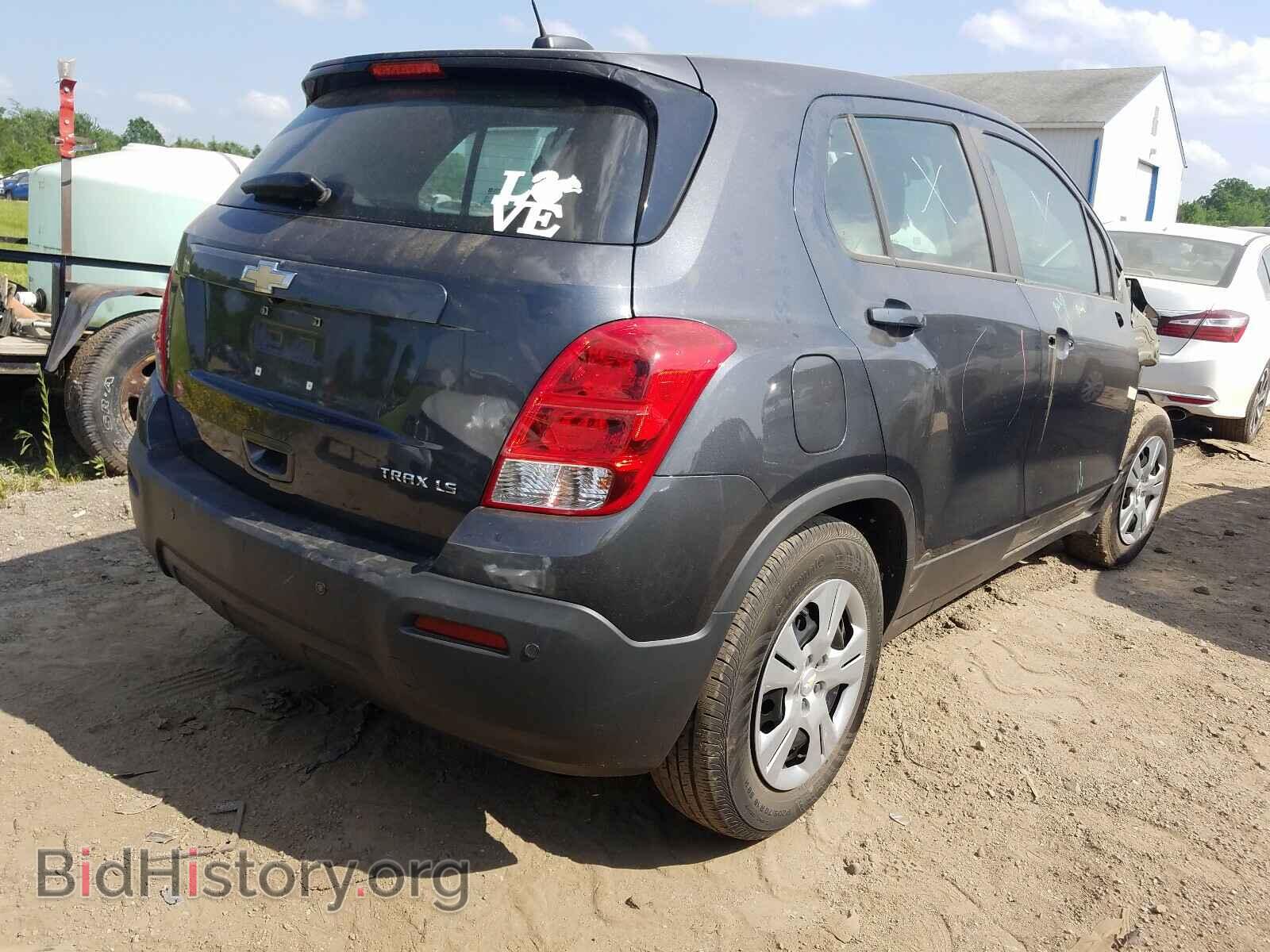 2016 CHEVROLET TRAX - VIN: 3GNCJKSB1GL214410 - Фото 4