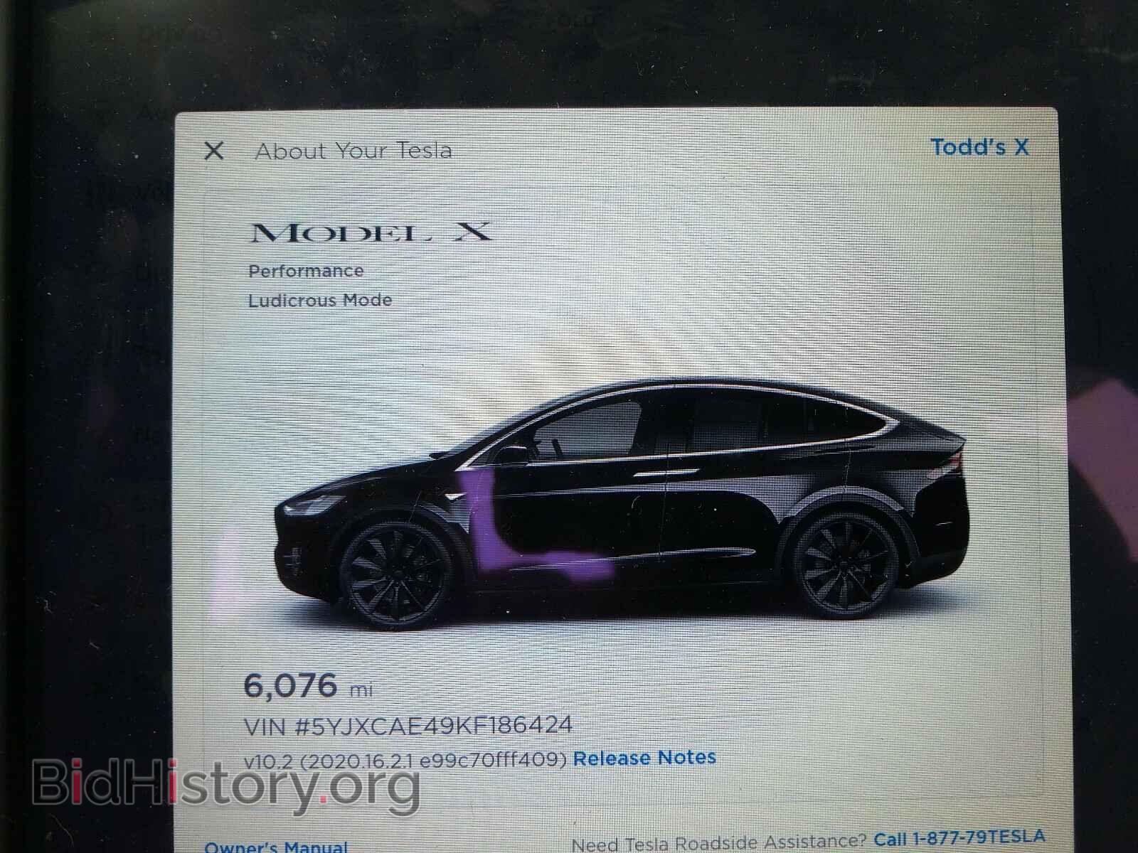 2019 TESLA MODEL X - VIN: 5YJXCAE49KF186424 - Photo 8