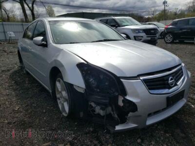 2007 Nissan MAXIMA Maxima SE, silver — VIN 1N4BA41E77C858393, Copart