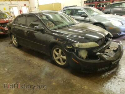 2007 Mazda 6 6 I, black — VIN 1YVHP84C975M54398, Copart