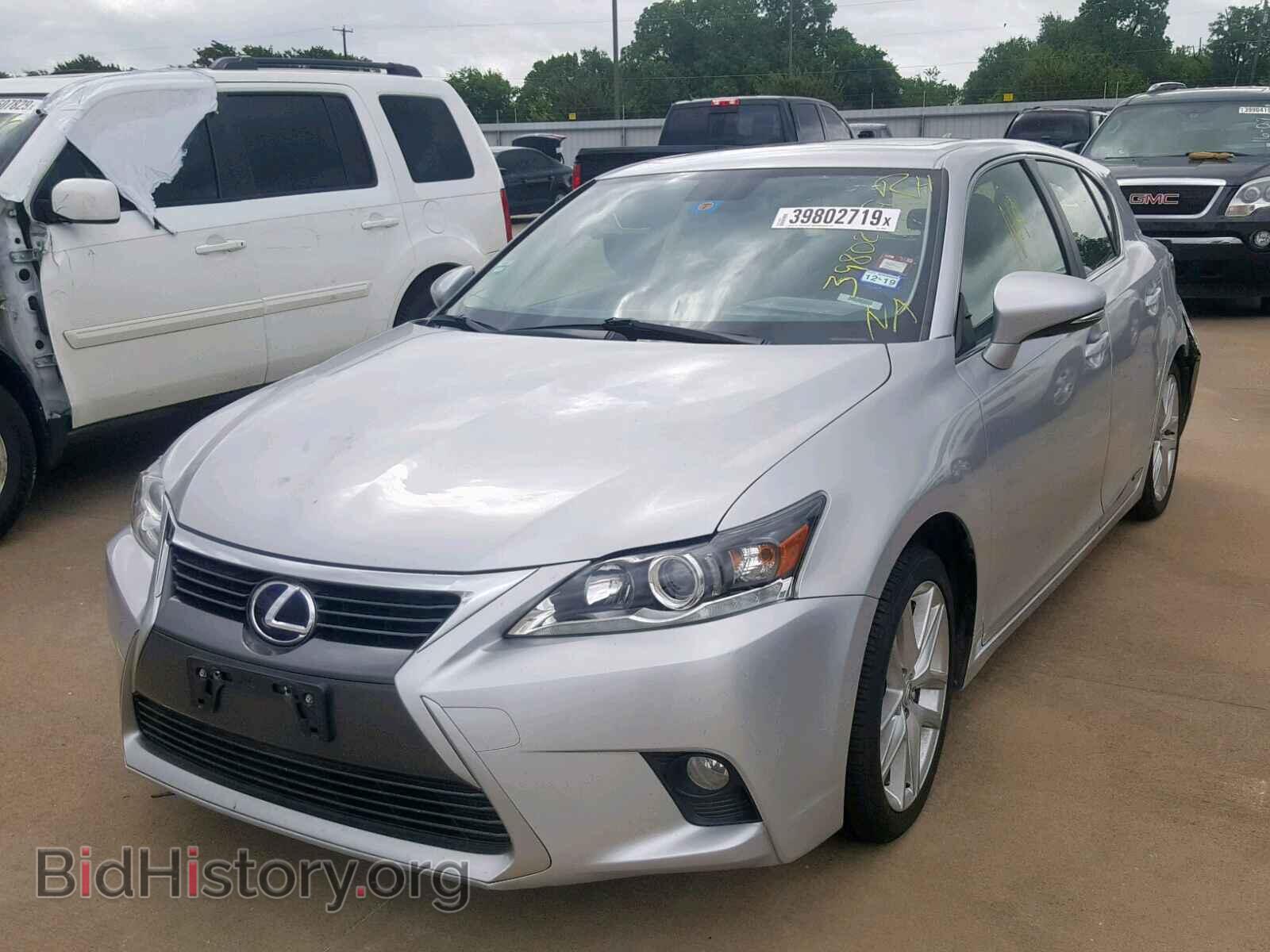 2014 LEXUS CT 200 - VIN: JTHKD5BH0E2189126 - Фото 2