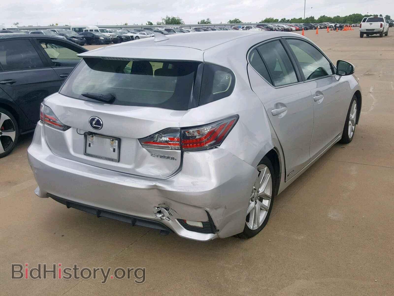 2014 LEXUS CT 200 - VIN: JTHKD5BH0E2189126 - Фото 4