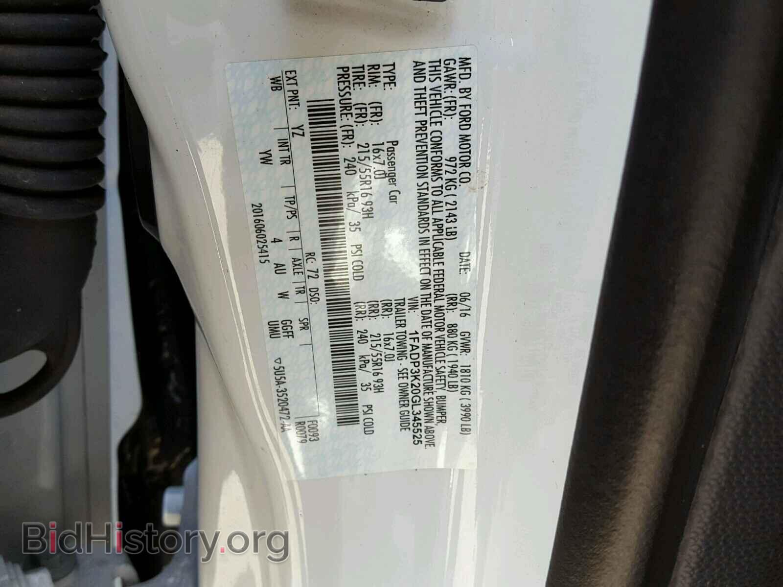 2016 FORD FOCUS - VIN: 1FADP3K20GL345525 - Photo 10