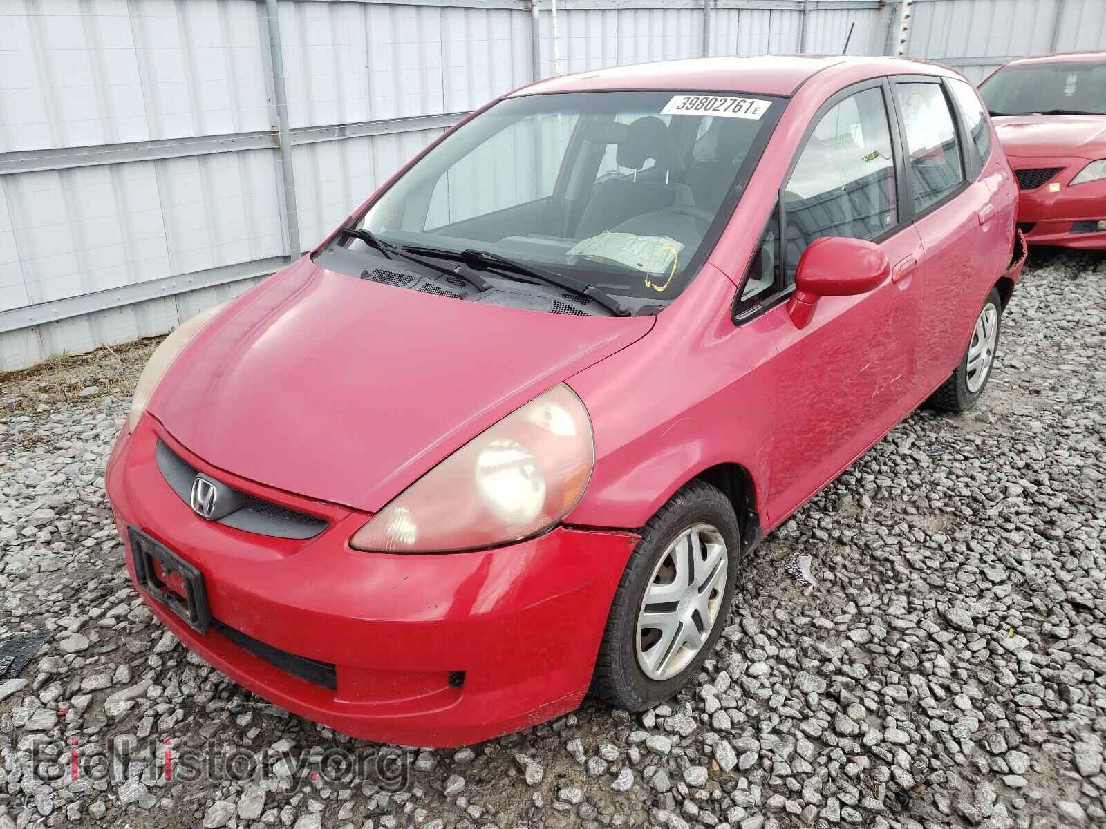 2007 HONDA FIT - VIN: JHMGD384X7S804458 - Фото 2