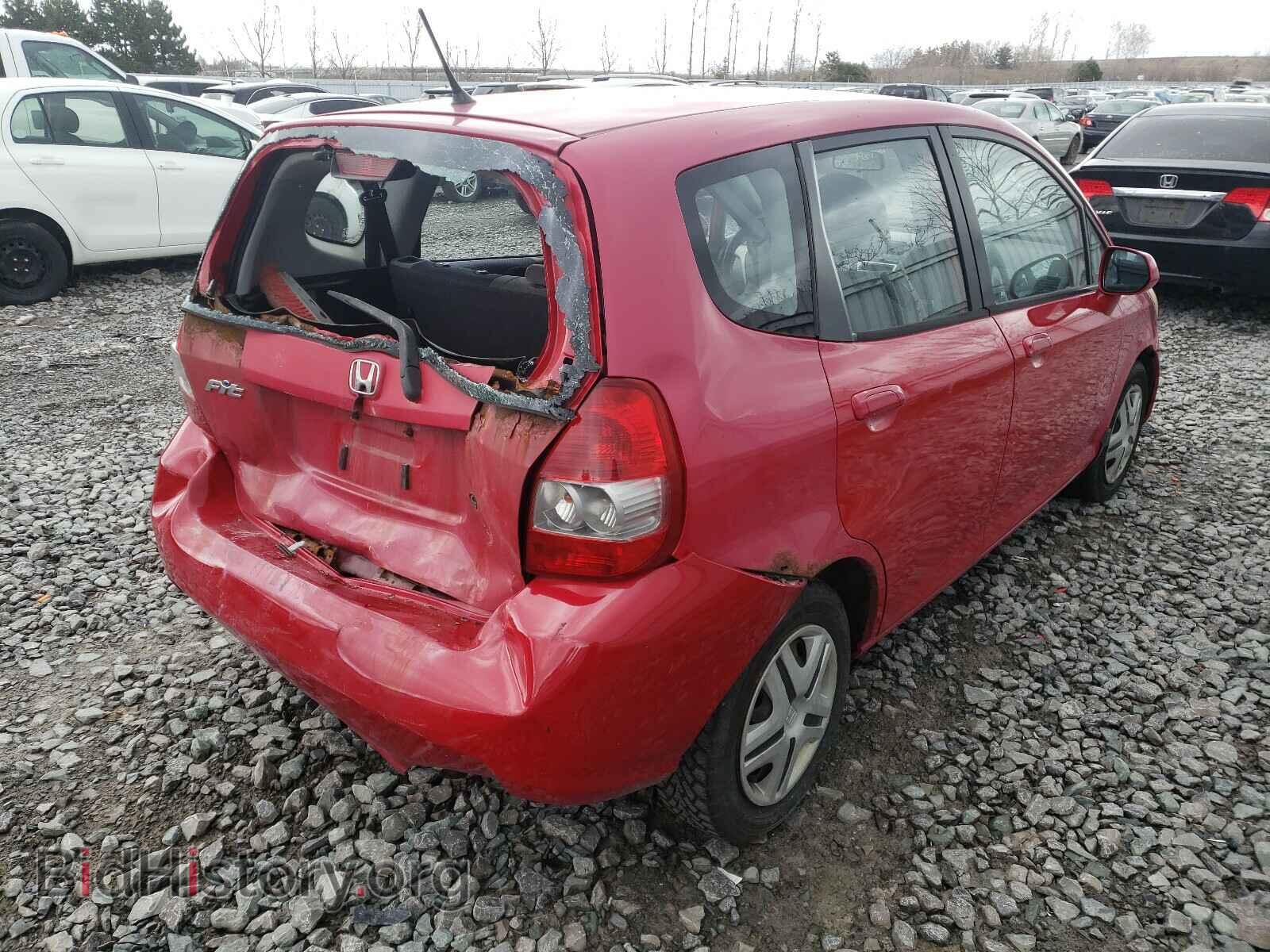 2007 HONDA FIT - VIN: JHMGD384X7S804458 - Фото 4
