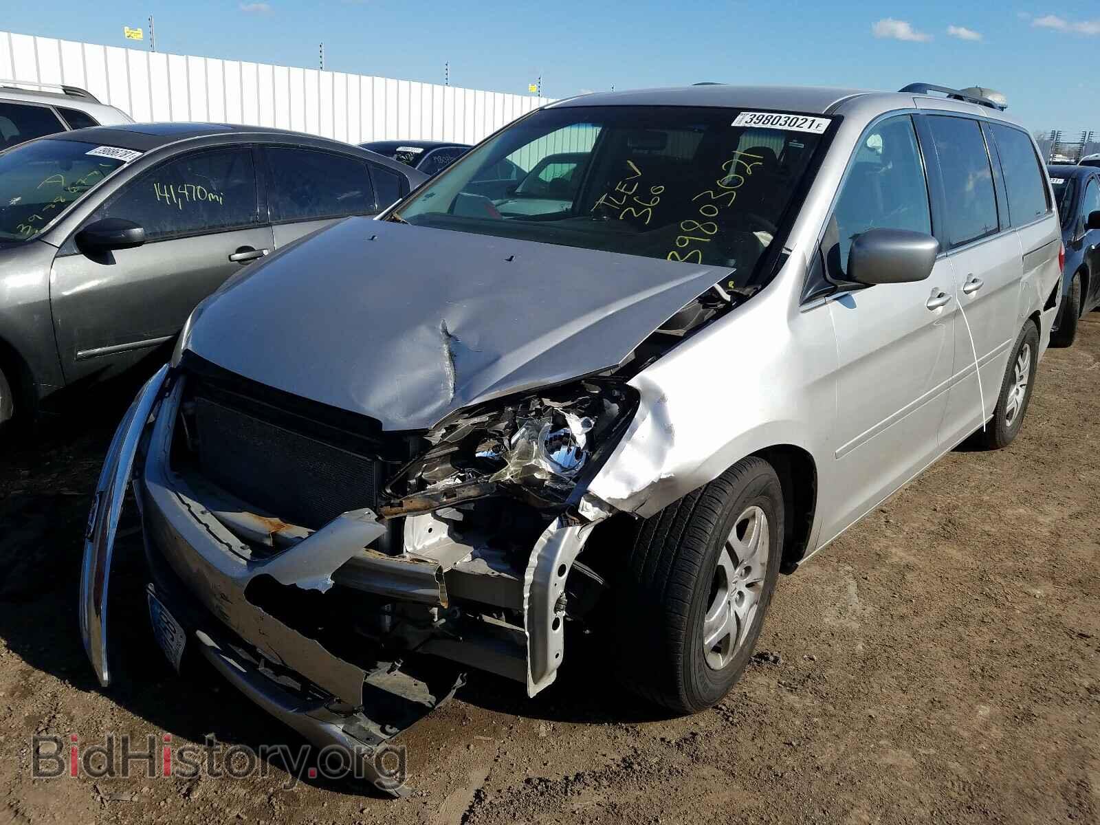 2007 HONDA ODYSSEY - VIN: 5FNRL38457B405189 - Фото 2