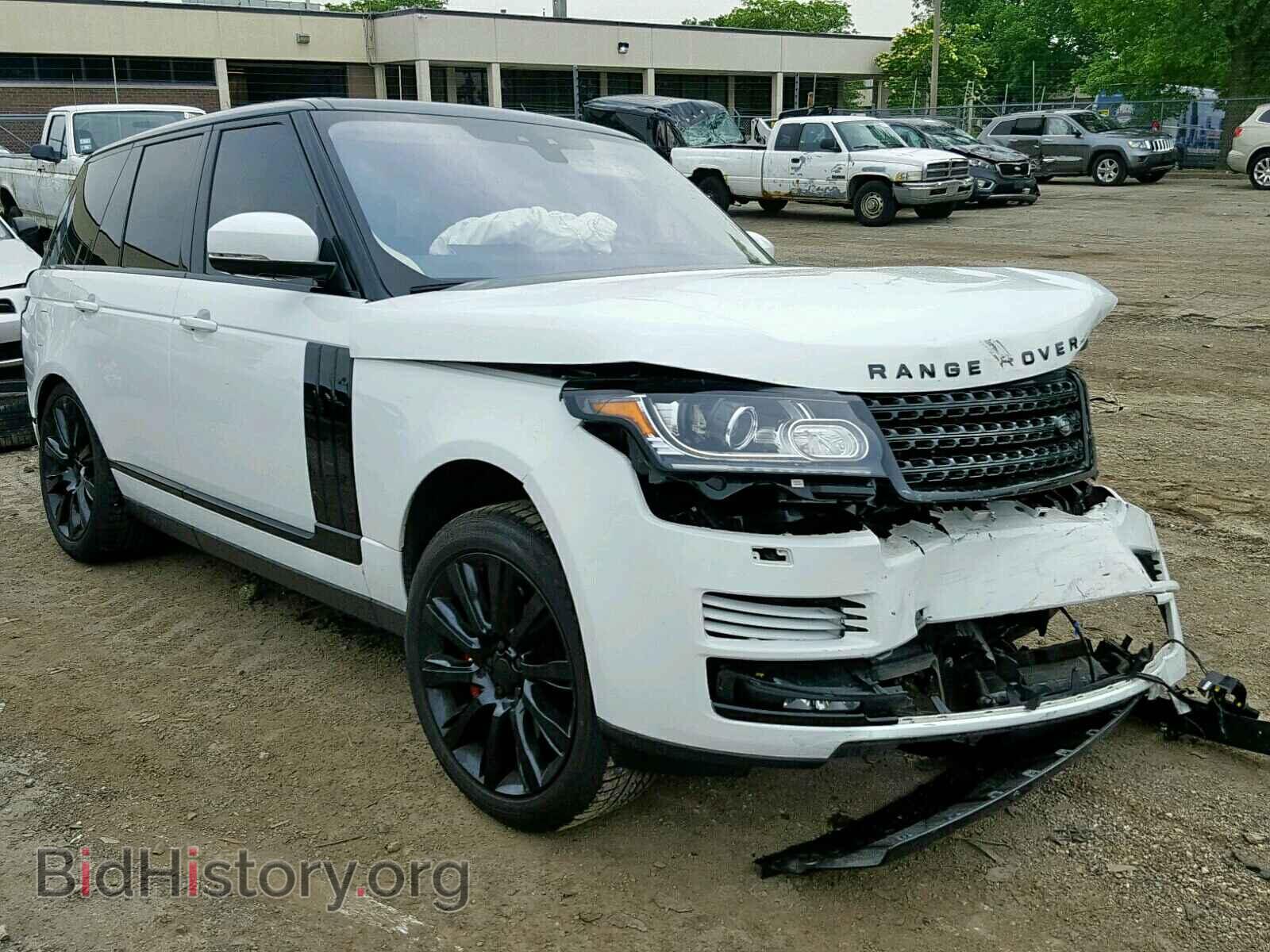 Фотография SALGS2FE1HA351425 - LAND ROVER RANGE ROVE 2017