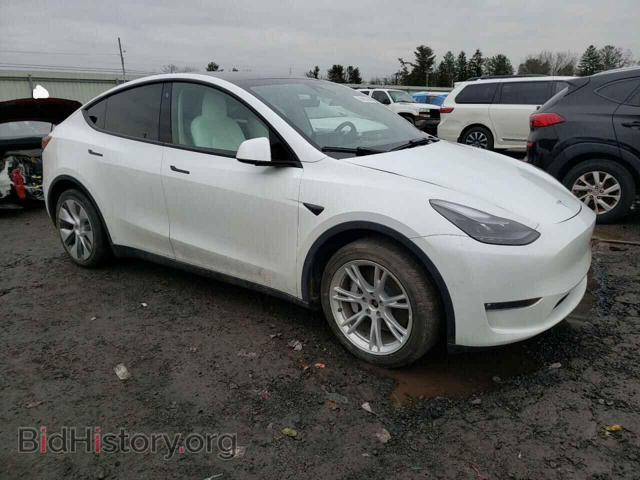 2022 TESLA MODEL Y - VIN: 7SAYGAEEXNF546115 - Фото 4