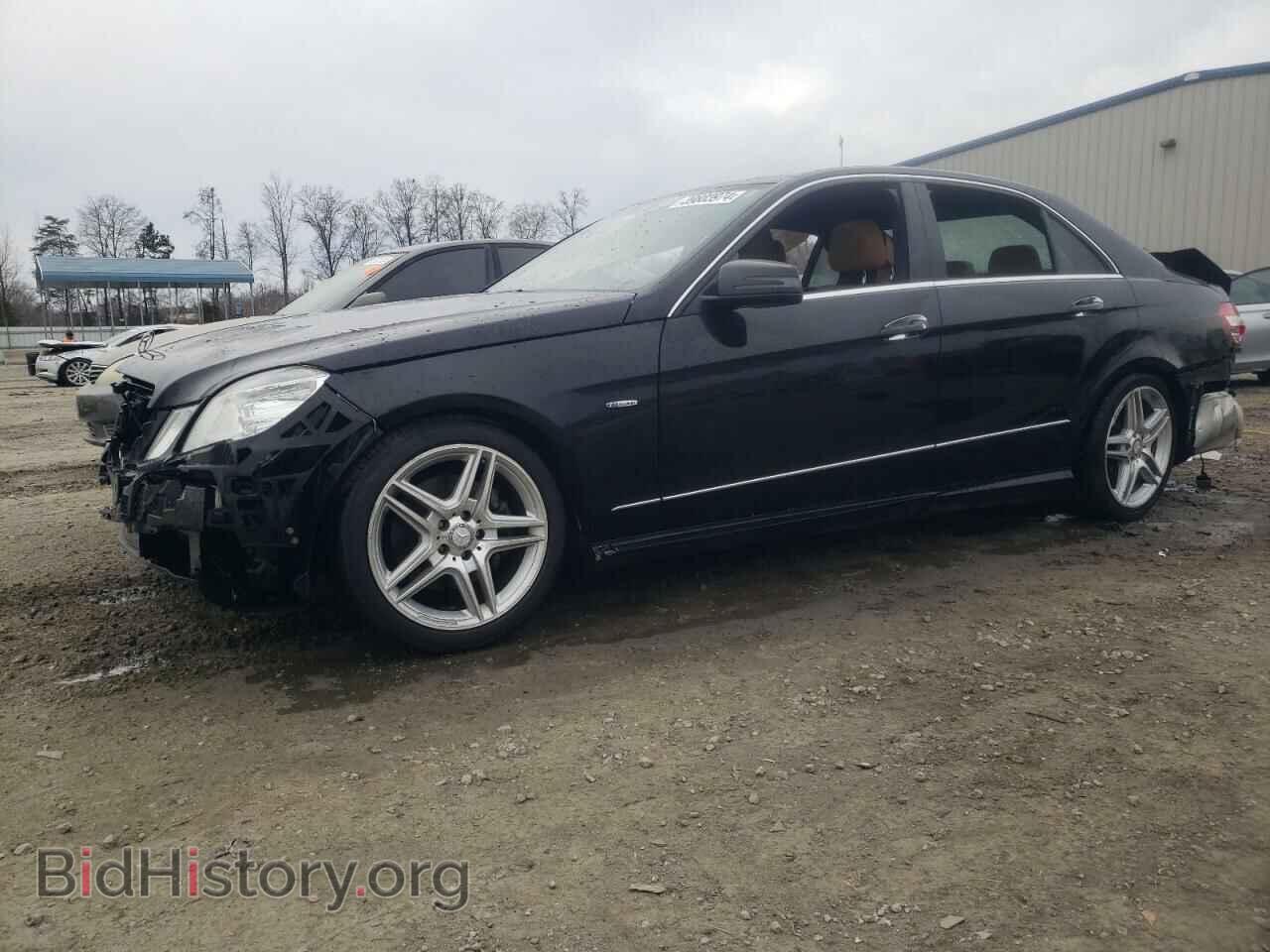Photo WDDHF8JB1CA655658 - MERCEDES-BENZ E-CLASS 2012