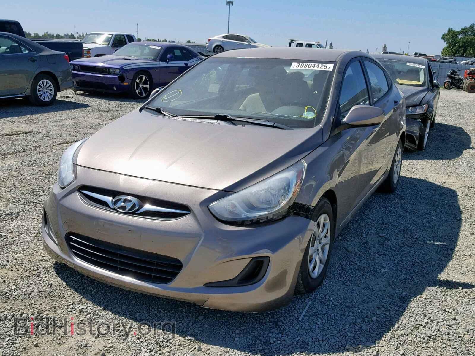 2013 HYUNDAI ACCENT - VIN: KMHCT4AE6DU369073 - Фото 2