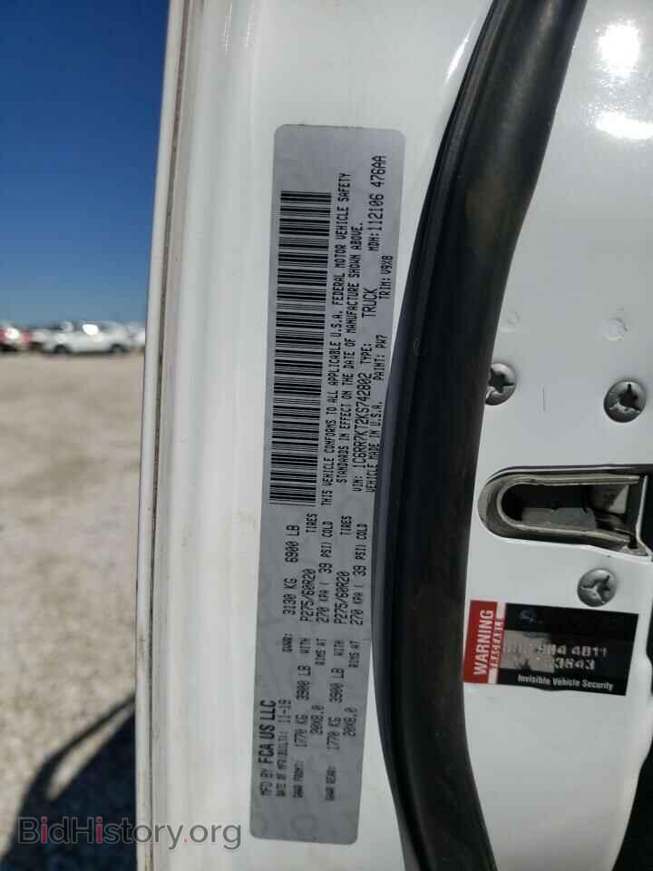2019 RAM 1500 - VIN: 1C6RR7KT2KS742802 - Фото 10